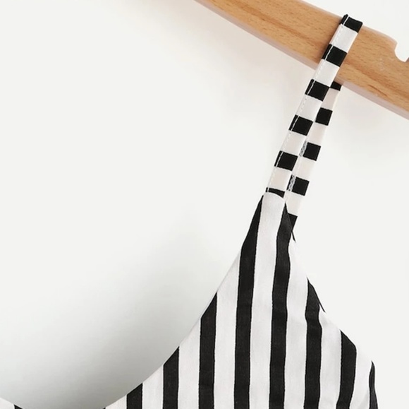 Striped Babydoll Tank Top - Picture 5 of 6